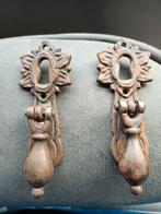 Antieke Sleutelgat Kloppers - Set van 2, Ophalen of Verzenden