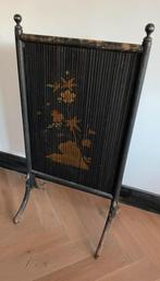 Paravent met chinoiserie haardscherm paneel scherm ebonized, Ophalen