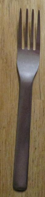 keuken bestek Berghoff 18/10 grijs metaal vork 17,6cm, Rvs of Chroom, Ophalen of Verzenden, Zo goed als nieuw, Los bestek
