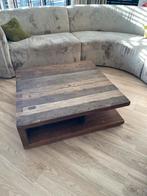 Massief houten salontafel - Hufterproof!, Ophalen, Gebruikt, 100 tot 150 cm, Minder dan 50 cm