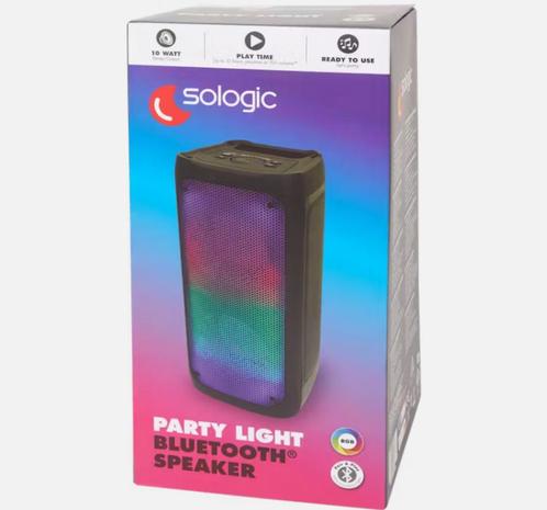 Sologic party light bluetooth speaker 10W NIEUW + ongebruikt, Audio, Tv en Foto, Luidsprekers, Nieuw, Overige typen, Minder dan 60 watt