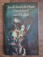 Jacob Israël de Haan. Open brief aan P.L. Tak, Boeken, Ophalen of Verzenden