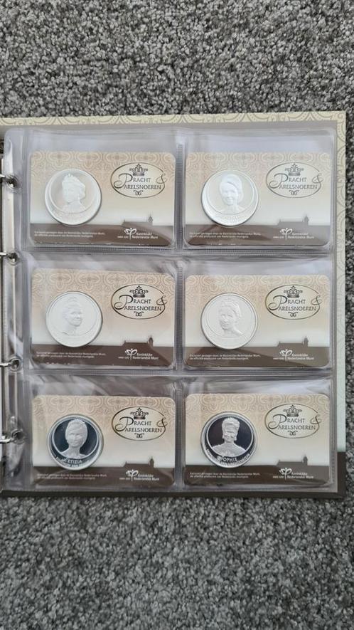 Pracht Parelsnoeren/Vrouwelijke Royals - Coincard Collectie, Postzegels en Munten, Munten en Bankbiljetten | Verzamelingen, Munten