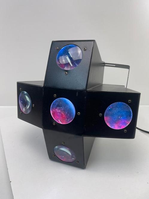 HQ POWER 5-Head LED MOONFLOWER + Dmx & Sound VDPL300CD TOP, Muziek en Instrumenten, Licht en Laser, Zo goed als nieuw, Licht, Geluidgestuurd