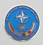 militair kunststof embleem Second Allied Tatctcal Air Force., Ophalen of Verzenden, Overige soorten, Nederland, Embleem of Badge