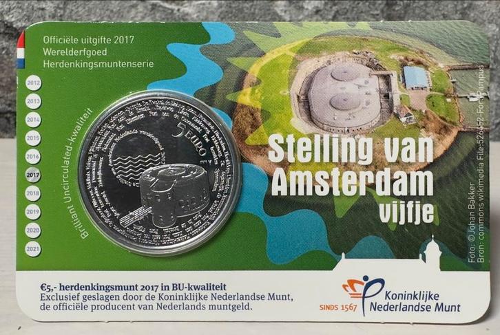 Stelling van Amsterdam BU Coincard, Postzegels en Munten, Munten | Nederland, Losse munt, Euro's, Ophalen of Verzenden