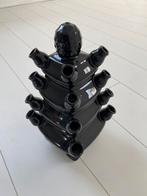 Prachtige zwarte tulpenvaas, Huis en Inrichting, Woonaccessoires | Vazen, Ophalen, Overige materialen, Zwart, Zo goed als nieuw