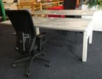 Zit-sta Bureau, Duo werkplek, 180x80 cm. Showroommodel, Huis en Inrichting, Bureaus, Ophalen, Elektrisch, Zo goed als nieuw, Stabureau