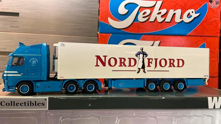 Wsi Volvo Tenden Nordfjord, Hobby en Vrije tijd, Modelauto's | 1:50, Zo goed als nieuw, Bus of Vrachtwagen, Wsi, Ophalen of Verzenden