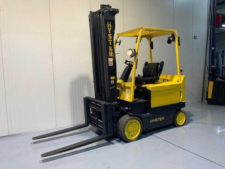 Hyster E4.00XL Vorkheftruck vorkenspreider, accumulator, Zakelijke goederen, Machines en Bouw | Heftrucks en Intern transport