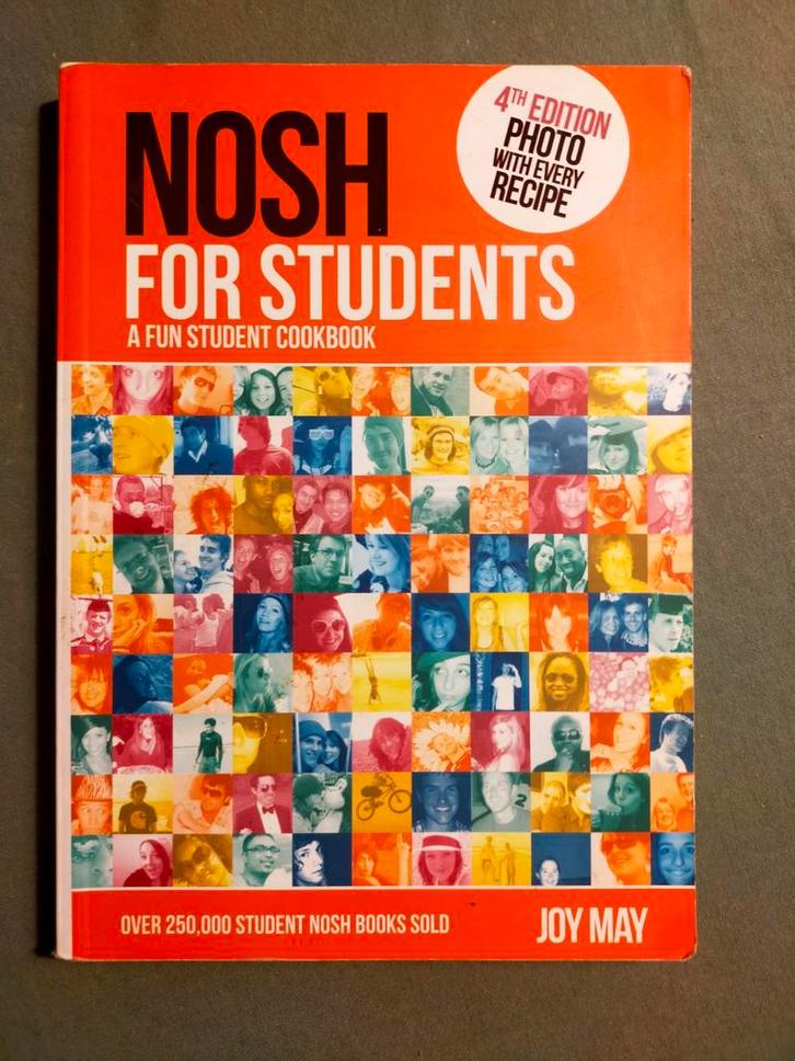 NOSH for Students - A Fun Student Cookbook (4th edition), Boeken, Kookboeken, Zo goed als nieuw, Europa, Ophalen of Verzenden
