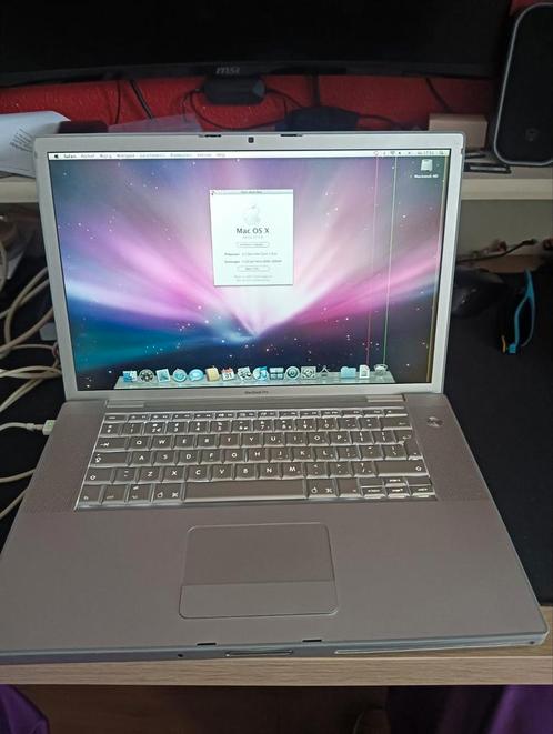 Apple Laptop en Desktop met scherm, Computers en Software, Apple Macbooks, Gebruikt, MacBook Pro, 17 inch, Minder dan 2 Ghz, 128 GB of minder