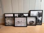 5 Zwarte Fotolijsten - 30x40 & 40x50 cm, Ophalen of Verzenden, Zo goed als nieuw, Foto of Poster, Minder dan 50 cm