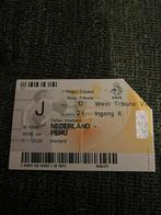 Nederland - Peru voetbal ticket 10-10-1998, Verzamelen, Ophalen of Verzenden