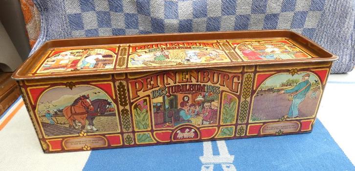 Peijnenburg voorraadblikken/ blikken doos ontbijtkoek, Verzamelen, Blikken, Gebruikt, Overige, Overige merken, Ophalen of Verzenden