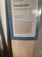 2 vouwgordijnen nieuw in doos, Huis en Inrichting, Stoffering | Gordijnen en Lamellen, Ophalen, Nieuw, 50 tot 100 cm, Minder dan 100 cm