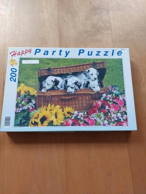 Puzzel Puppies (200 stukjes), Hobby en Vrije tijd, Denksport en Puzzels, Zo goed als nieuw, Legpuzzel, Minder dan 500 stukjes