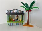 Strandtent met verkoper en palmboom, Kinderen en Baby's, Speelgoed | Playmobil, Nieuw, Complete set, Ophalen of Verzenden