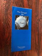 Triumph 1992 new model line motorcycle brochure, Ophalen of Verzenden, Nieuw, Motoren