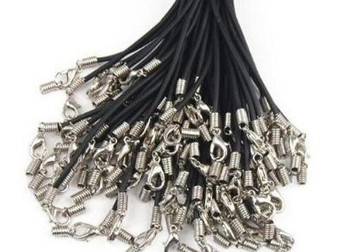 ke. ketting met verstelbare lengte - 2 kleuren, Sieraden, Tassen en Uiterlijk, Kettingen, Nieuw, Overige materialen, Zwart, Verzenden