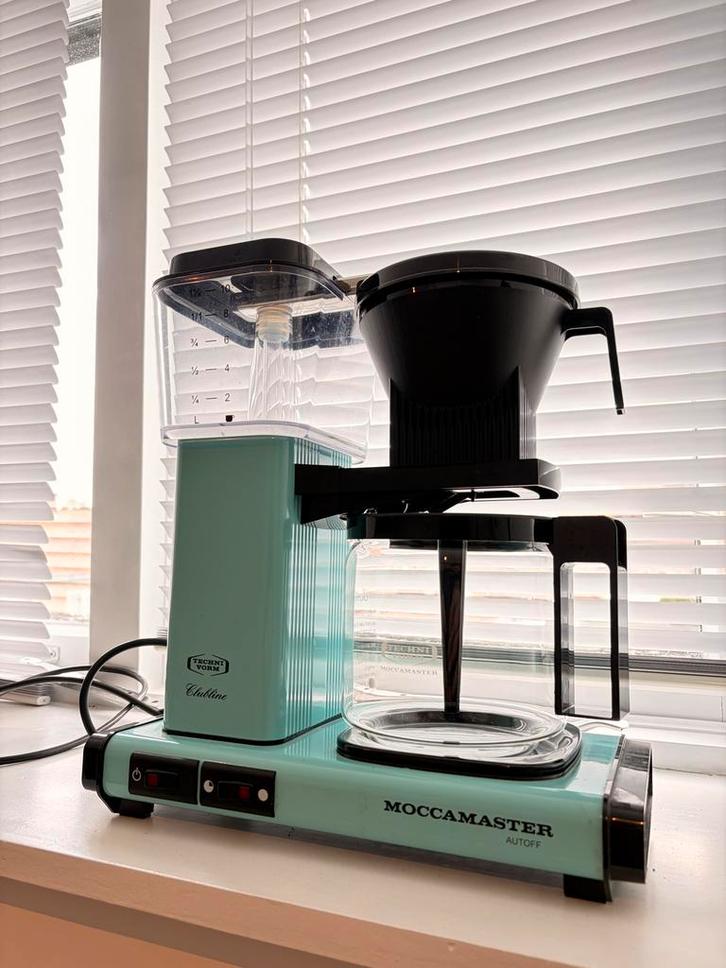 Moccamaster KGB Select Turquoise - goede staat!, Witgoed en Apparatuur, Koffiezetapparaten, Zo goed als nieuw, Gemalen koffie