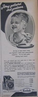 knipsel   KODAK fototoestel     1953, Verzamelen, Ophalen of Verzenden, 1940 tot 1960, Nederland, Knipsel(s)