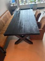 Eetkamerset: Tafel, 2 Stoelen & Eetbank, Huis en Inrichting, Ophalen, Gebruikt, 100 tot 150 cm, 200 cm of meer