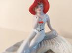 art deco beeldje flapper, bathing beauty vide poche,, Ophalen of Verzenden