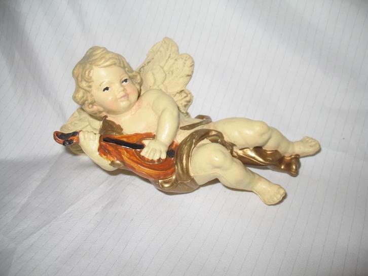 Vintage Kerstengel met Goudkleurig lusje, Diversen, Kerst, Ophalen of Verzenden