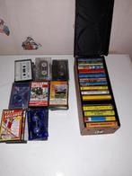 cassettebandjes 40 stuks met 1 koffer, Cd's en Dvd's, Cassettebandjes, Gebruikt, Overige genres, Ophalen of Verzenden, Origineel