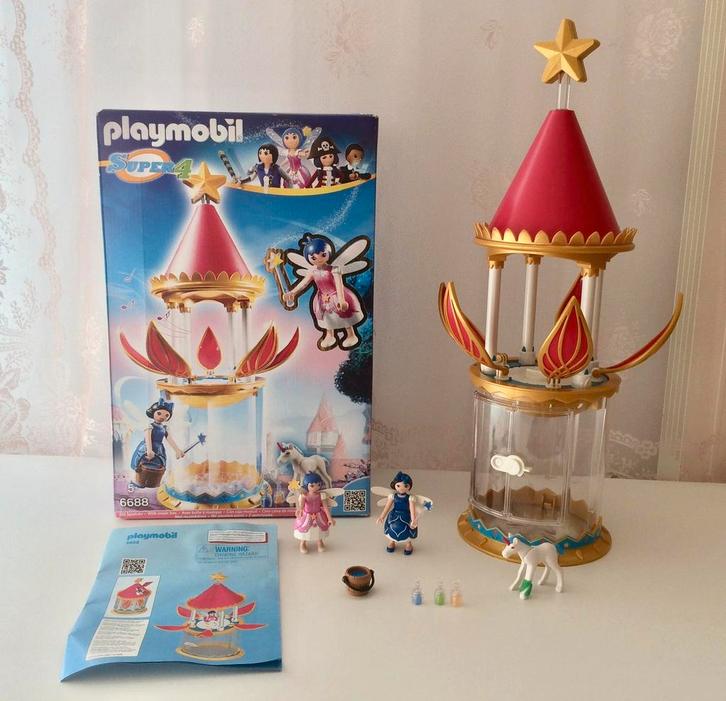 Playmobil 6688 Super4 muzikale toren, Compleet, Kinderen en Baby's, Speelgoed | Playmobil, Zo goed als nieuw, Ophalen of Verzenden