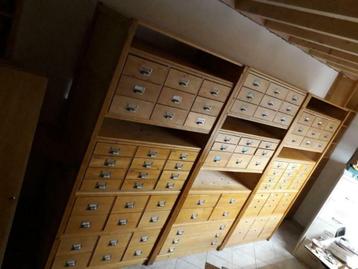 Lundia boekenkast ladekast ladenblok stelling hout vintage  beschikbaar voor biedingen