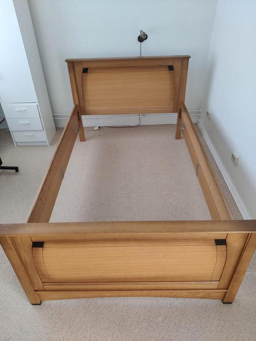 1 pers Ledikant 120 br. x 200, Huis en Inrichting, Slaapkamer | Bedden, Zo goed als nieuw, Eenpersoons, 120 cm, 200 cm, Hout, Overige kleuren