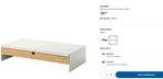 Monitor stand with drawer, white.monitorstandaard, Computers en Software, Monitoren, Ophalen, Zo goed als nieuw