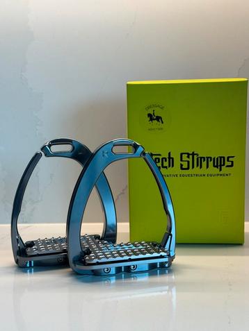 Gloednieuwe Tech Stirrups stijgbeugels + stijgbeugelriemen beschikbaar voor biedingen