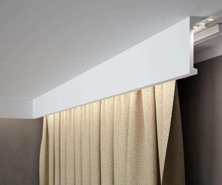 Exclusieve Kunststof Gordijnkoven | LED opties | 200/240cm, Huis en Inrichting, Stoffering | Gordijnen en Lamellen, Nieuw, Minder dan 100 cm
