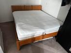 Houten Tweepersoonsbed 180x200, Verstelbaar, Bruin, Tweepersoons, Ophalen of Verzenden