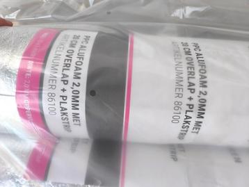 Ondervloer Alufoam 2.0mm met plakstrip 70m2 beschikbaar voor biedingen
