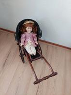 Antieke Poppenwagen met Pop, Antiek en Kunst, Ophalen