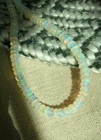 Natural Ethiopian Opal Necklace, Ophalen of Verzenden, Nieuw, Zilver