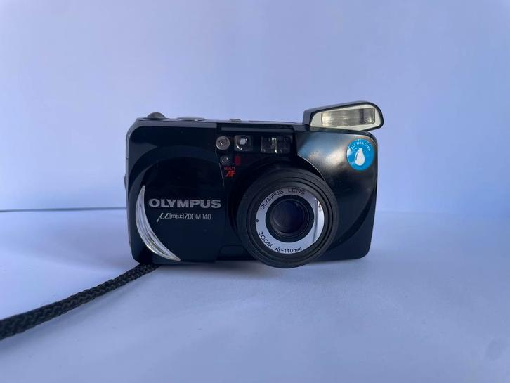 Olympus mju Zoom 140 - Compacte Analoge Camera, Audio, Tv en Foto, Fotocamera's Analoog, Zo goed als nieuw, Compact, Olympus, Ophalen of Verzenden