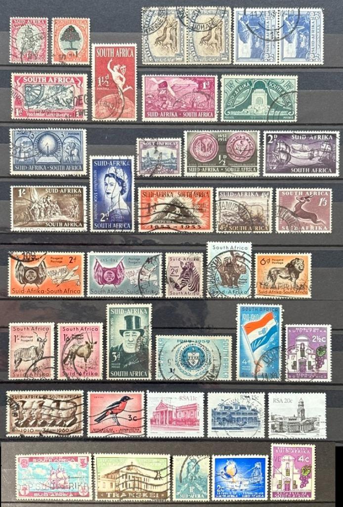Selectie Zuid Afrika vanaf klassiek gebruikt, Postzegels en Munten, Postzegels | Afrika, Gestempeld, Zuid-Afrika, Verzenden