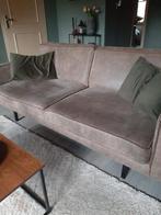 Mooie bruine 4-zits bank, kat-proof!, Ophalen of Verzenden, Zo goed als nieuw, Stof, Modern