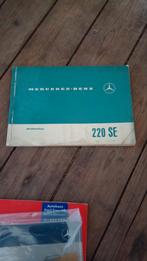 Handleiding Mercedes 220se, Ophalen of Verzenden