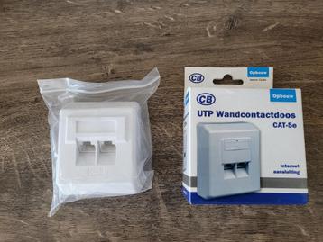 CB UTP Wandcontactdoos Cat-5e beschikbaar voor biedingen
