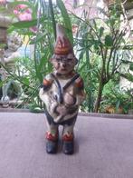 Antiek gietijzeren spaarpot van een Clown, Ophalen of Verzenden, Gebruikt, Metaal of Blik, Overige thema's