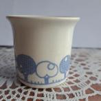 Vintage Boch Belgium Eden Eierdop Blauw Wit Servies, Ophalen of Verzenden