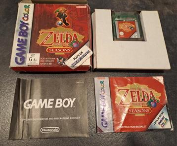 Zelda Oracle of Seasons GBC Compleet! beschikbaar voor biedingen