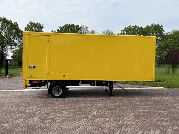 Nefra Be oplegger 7.5 ton met laadklep 750kg (bj 2011), Auto's, Vrachtwagens, Bedrijf, Te koop, Aanhangers en Opleggers, Overige brandstoffen
