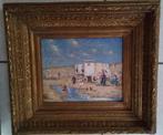 Schilderij paneel olieverf Jan Smit strand, Ophalen of Verzenden